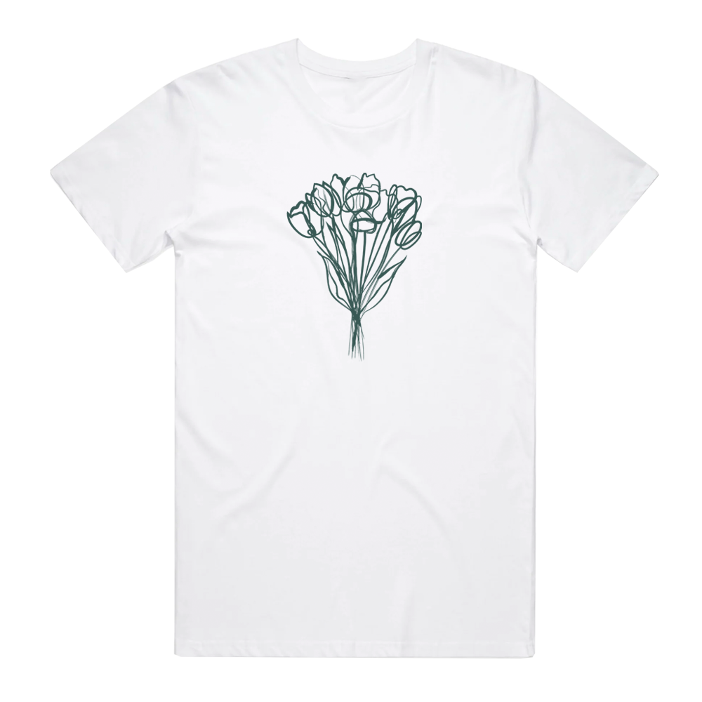 WHITE - THE FUTURE IS BRIGHT T-SHIRT - EURO/CANADA TOUR